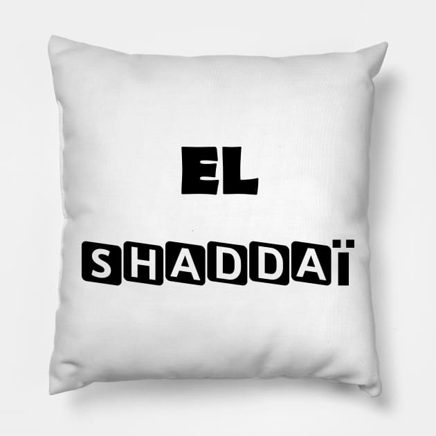 El Shaddai Pillow by Praiseworthy Essentials