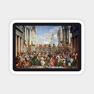 The Wedding at Cana by Paolo Veronese Magnet