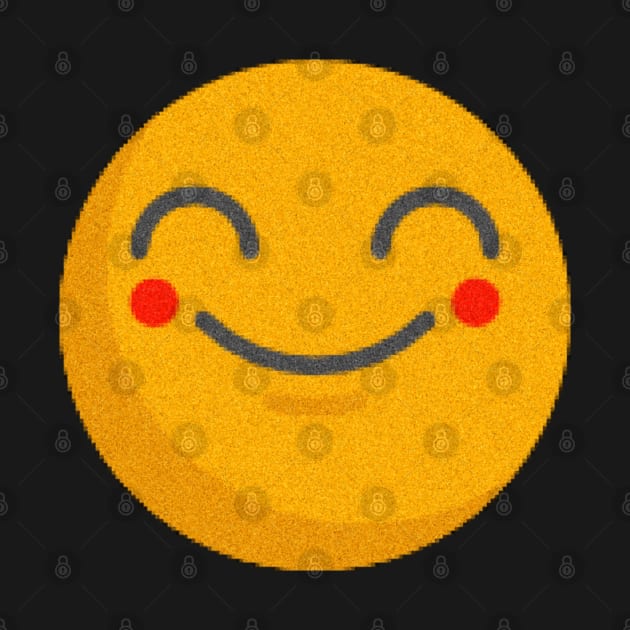 8-Bit Smiley Face Emoticon Classic Vibe Emotions by LowKeyStoner