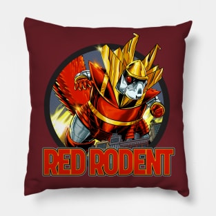 Red Rodent Pillow