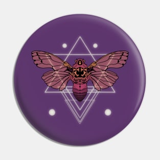 Cicada (sunset) Pin