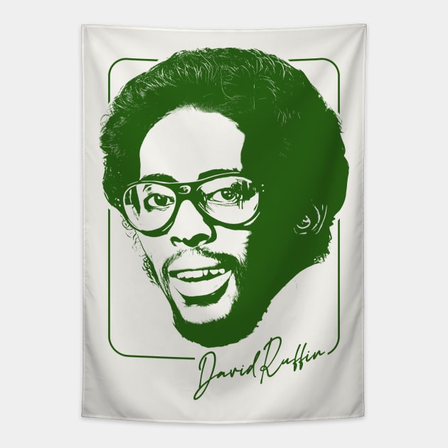 David Ruffin / Retro Soul Fan Design Tapestry by DankFutura