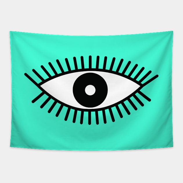 Eye wide open Tapestry by Polydesign