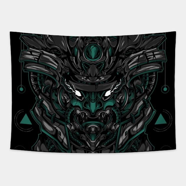 Fierce General Tapestry by Red Rov