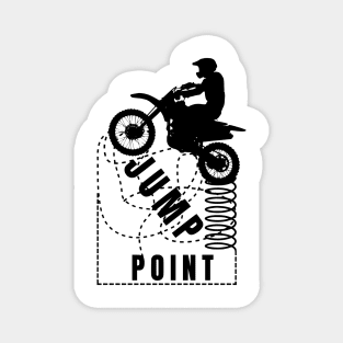 Motocross Jump Point Magnet