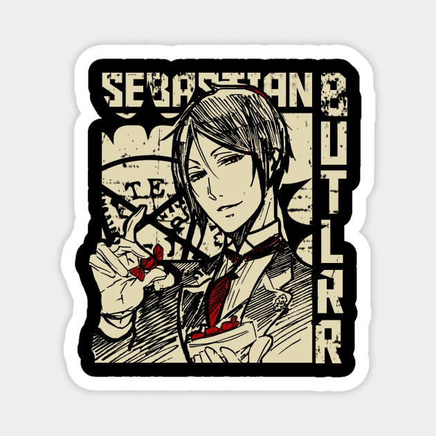 sebastian michaelis Magnet by hackneydagger