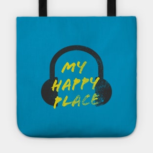 Music Is My Happy Place Tote