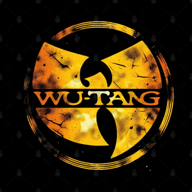 Distressed Wutang Yellow Orange effect by thestaroflove