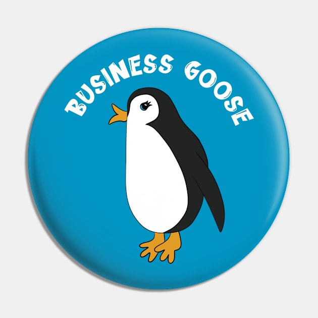 Business Goose Pin by Alissa Carin