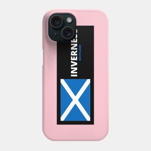 Inverness City with Scottish Flag Phone Case