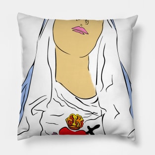 Immaculate Heart of Mary Pillow