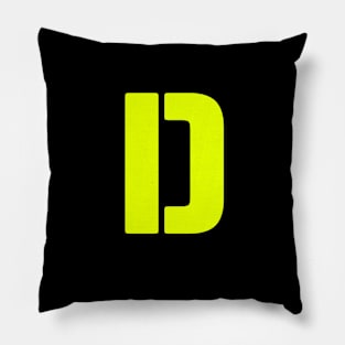 Disputed D Logo Pillow