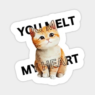 Cat T-shirt Magnet