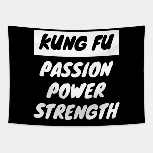 Kung Fu Passion Power Strength Tapestry