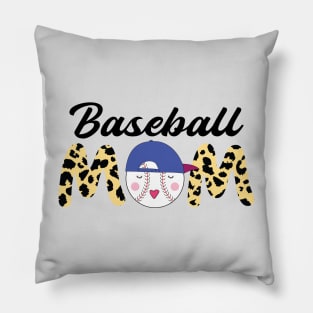 Funny Baseball Mom Pillow