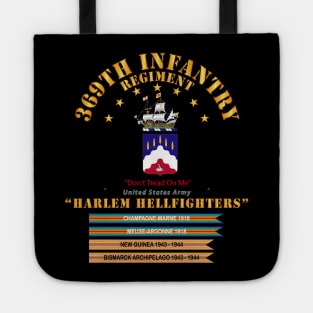 369th Infantry Regiment - Harlem Hellfighters w Streamers Tote