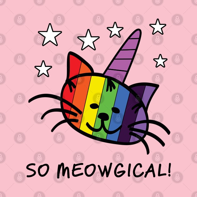 Unicorn Cat So Meowgical by Liberty Art