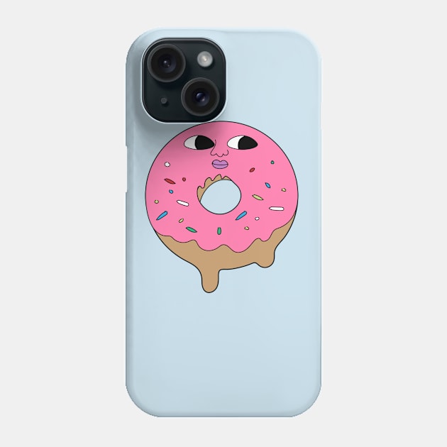 Curious Donut Man Phone Case by FungibleDesign