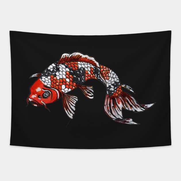 KOI TWO Tapestry by Myzelinho