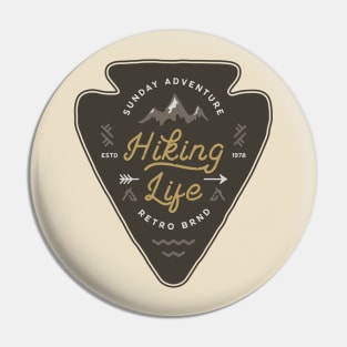 Hiking Life Pin