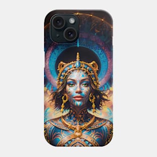 Techno-Shaman (8.1) - Trippy Psychedelic Art Phone Case