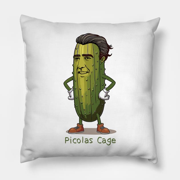 Picolas Cage Pillow by Mr.PopArts