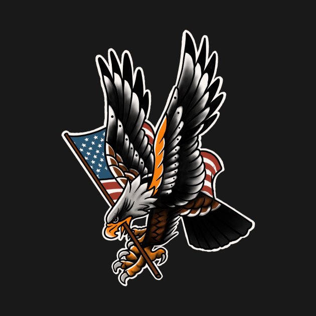 Discover American flag eagle - American Flag - T-Shirt