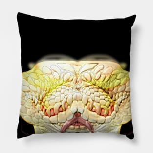 Albino Ball Python Mask Pillow