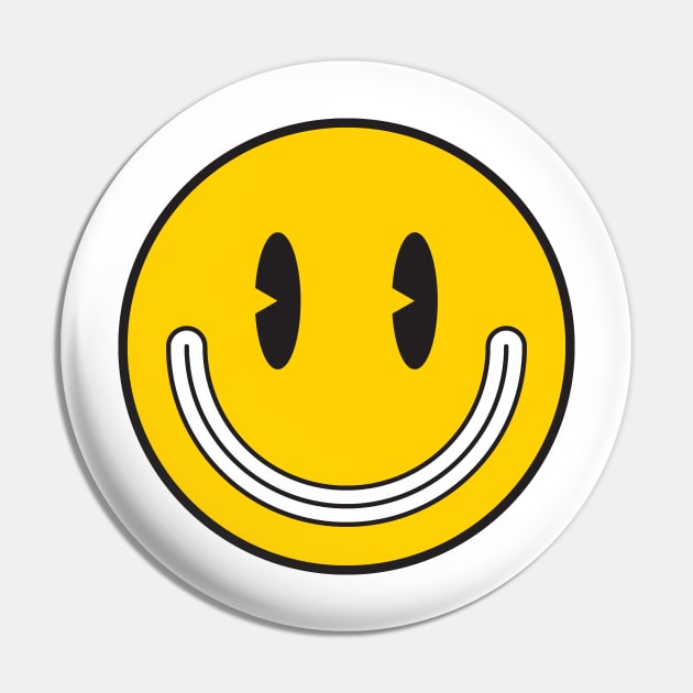 Smiling face Pin by acidmit