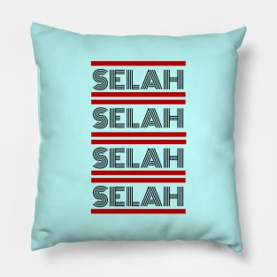 Selah | Christian Typography Pillow