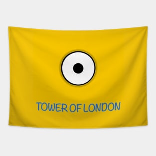 MINI YELLOW LONDON Tapestry