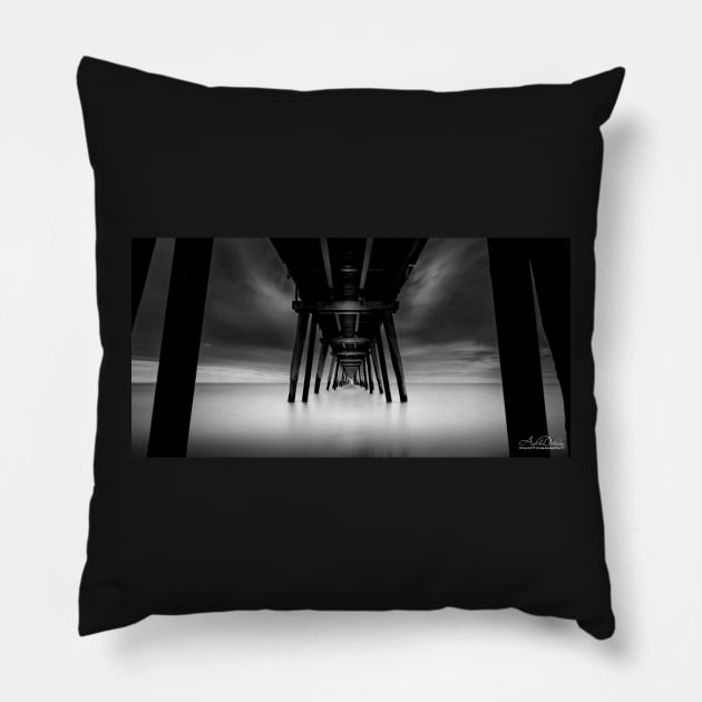 Largs Bay Jetty Pillow by lordveritas