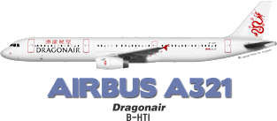 Airbus A321 - Dragon Magnet