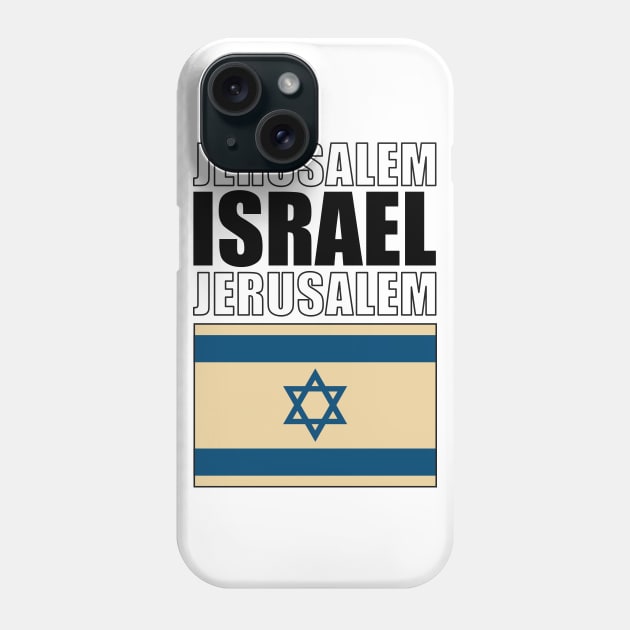 Flag of Israel Phone Case by KewaleeTee