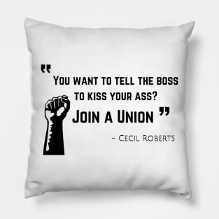 Join a Union Pillow