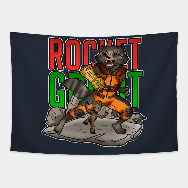 Guardians of the Galaxy Tapestry by Brom Store