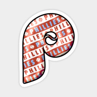 Vintage Phillies P Magnet