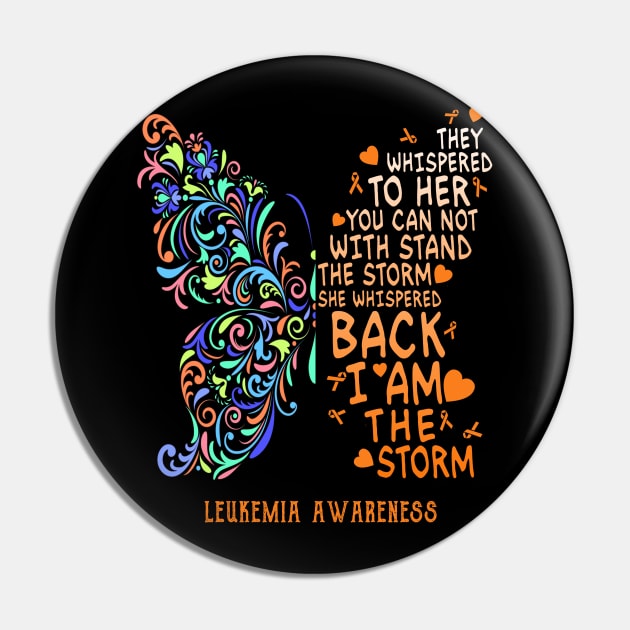 leukemia butterfly i am the storm Pin by TeesCircle