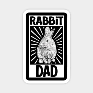 Rabbit lover - Rabbit Dad Magnet