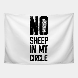 No Sheep In My Circle Tapestry