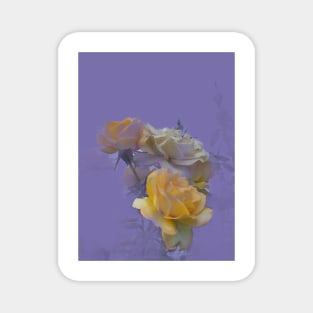 Memory of yellow roses Magnet