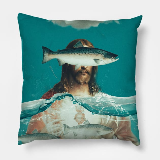 Jesus Pillow by SilentSpace