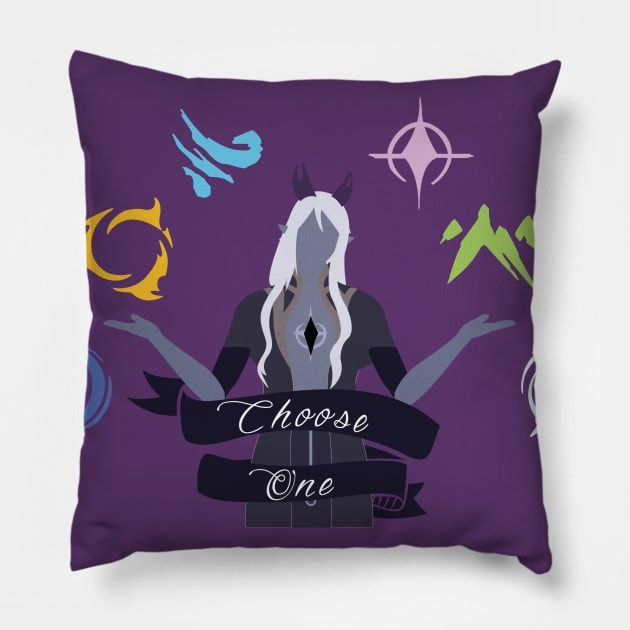 Choose One Aaravos Pillow by ScarletRigmor