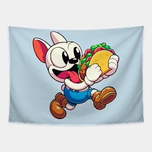 French Bulldog Taco Lover - Cartoon French Bulldog Tapestry