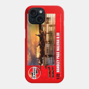 Classic Model Kit Box Art - Handley Page Halifax B.III Phone Case