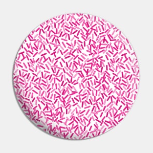 Pretty Pink Sprinkles Pattern Pin