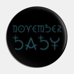 Month of November Pin