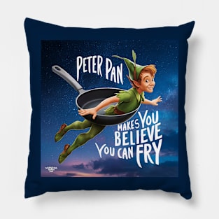 Peter Pan makes you believe you can fry! Pillow