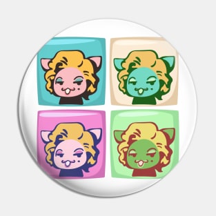 Miaurilyn Monroe 4 Colors Pin