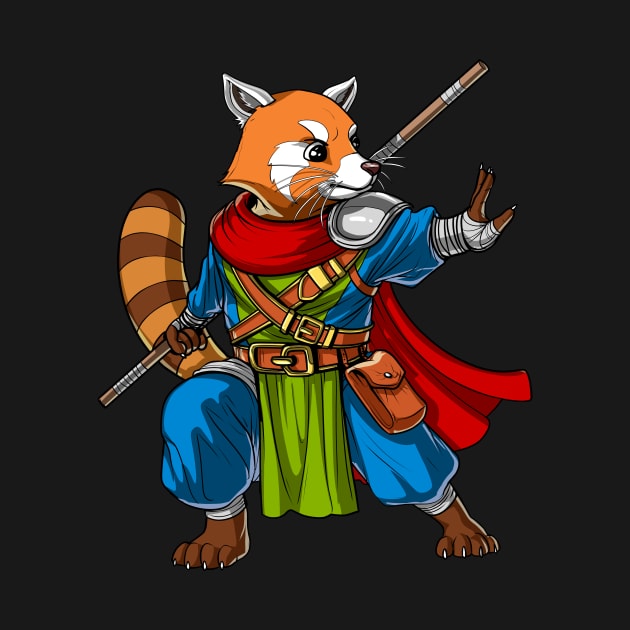 Red Panda Bear Ninja by underheaven